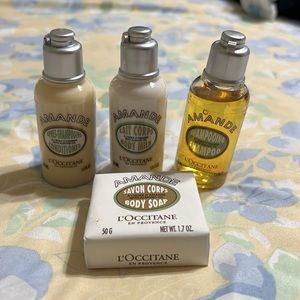 Almond Trio Stocking stuffer!  
Cleanse and softenwith travel-sized favorites.